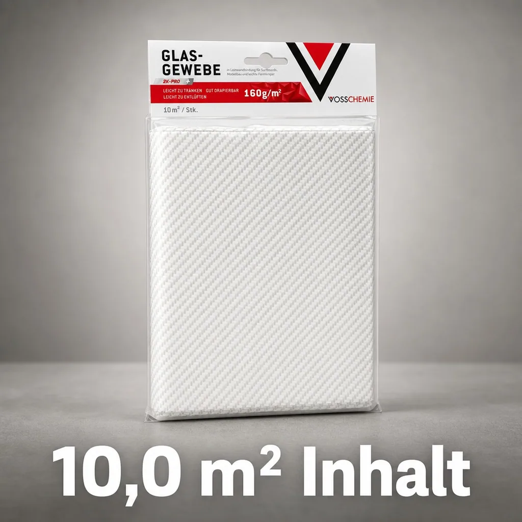 VOSSCHEMIE VC Glasgewebe 160 g/m² - 10,0 m² Inhalt