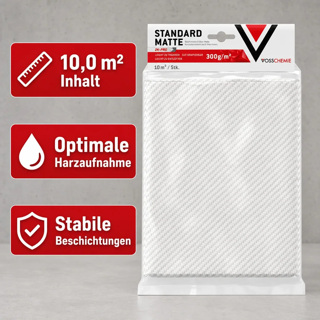 VOSSCHEMIE VC Standardmatte 300 g/m² - 10,0 m² Inhalt