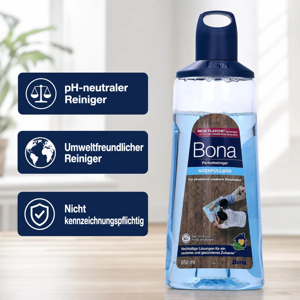 BONA Refiller 0,85 Liter für Holz- und Parkett Premium Spray Mopp