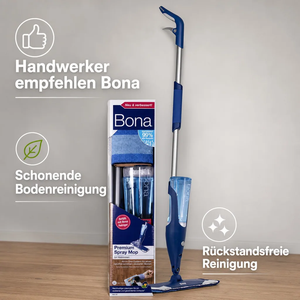 BONA Premium Spray Mopp für Parkett und Holzböden