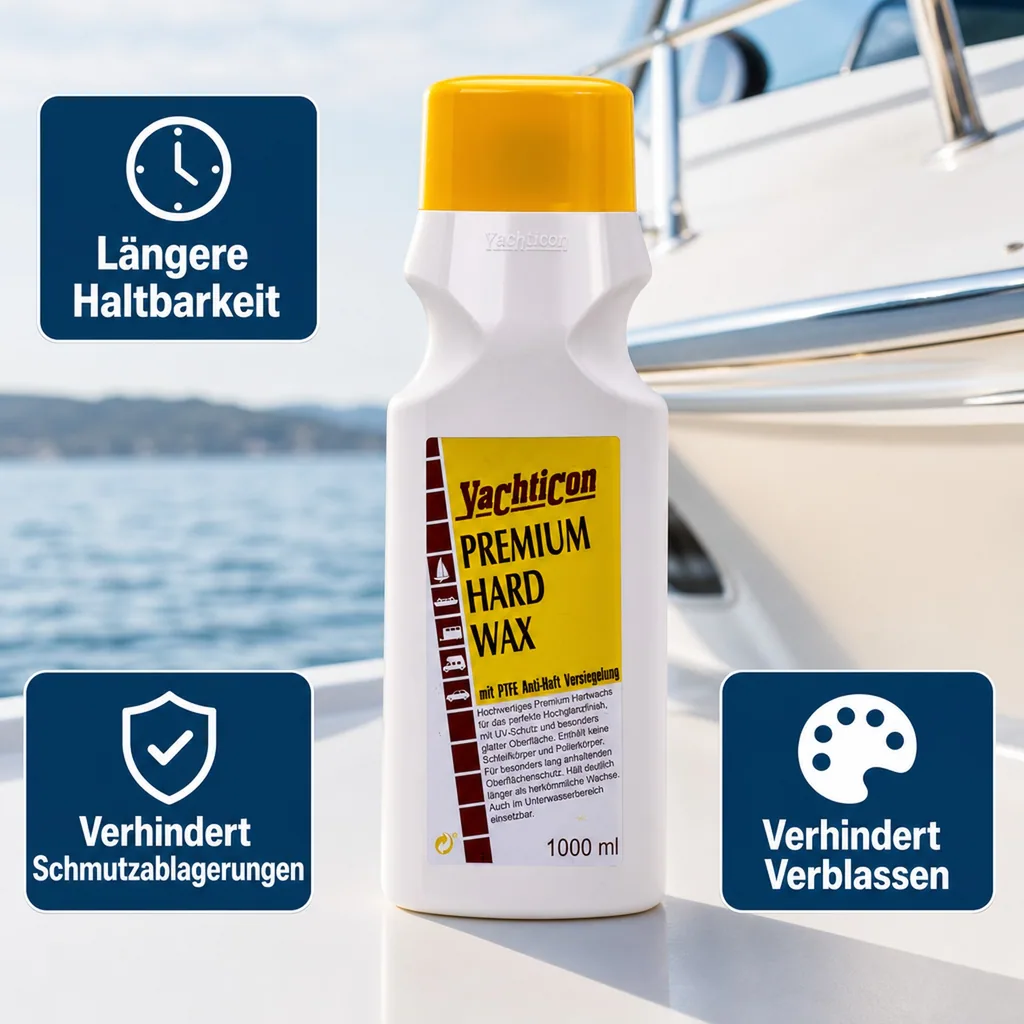 YACHTICON Premium Hard Wax 1000 ml mit Teflon® surface protector