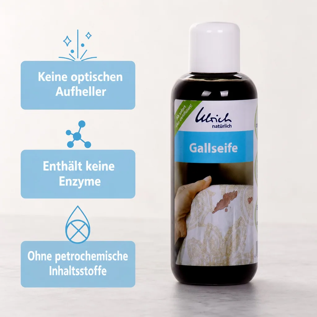 ULRICH natürlich Gallseife 250 ml flüssig palmölfrei* öko-zertifiziert
