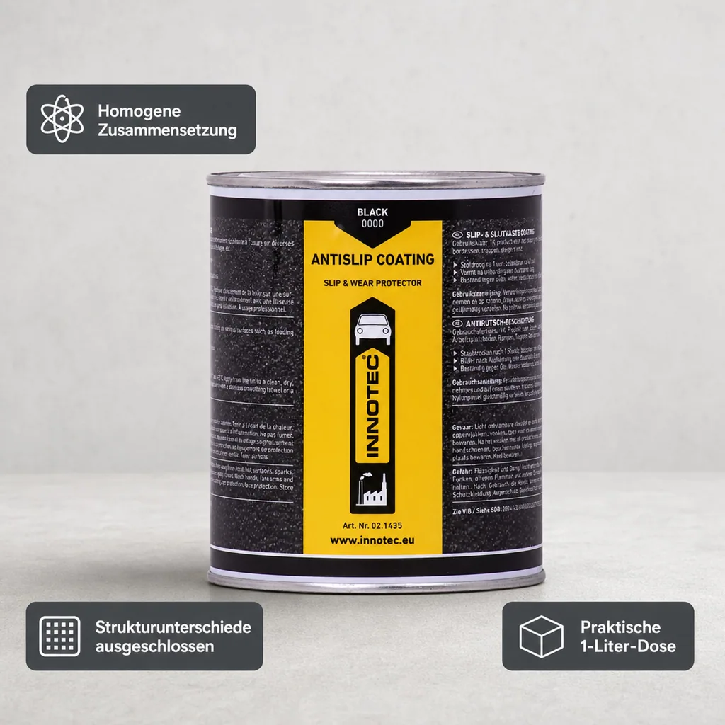 INNOTEC Anti Slip Coating schwarz 1 Liter Dose 02.1435
