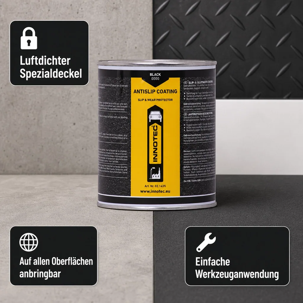 INNOTEC Anti Slip Coating schwarz 1 Liter Dose 02.1435