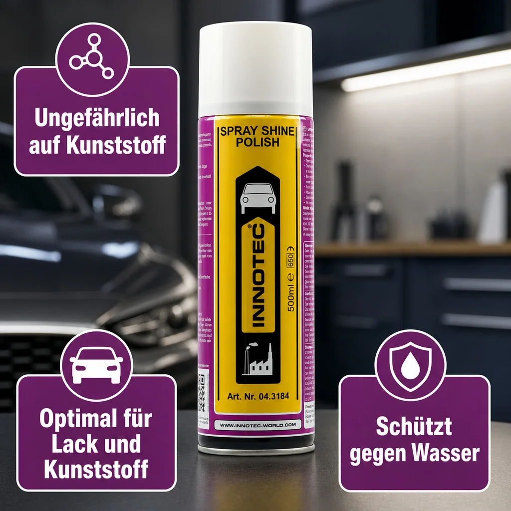 INNOTEC Spray Shine Polish 3 x 500 ml Lack- und Kunsstoffpolitur A