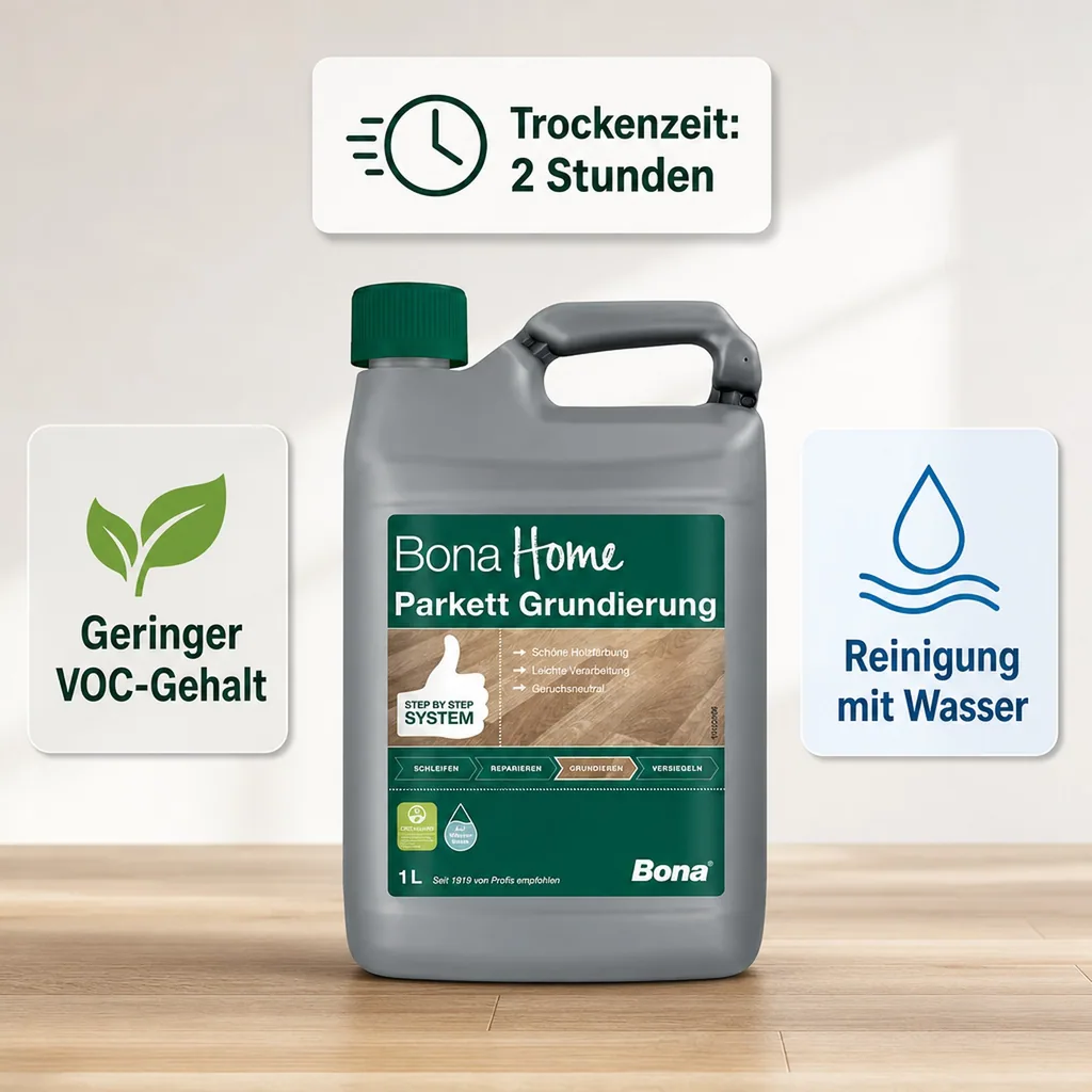 BONA Home Parkett Grundierung 4 Liter auf Wasserbasis