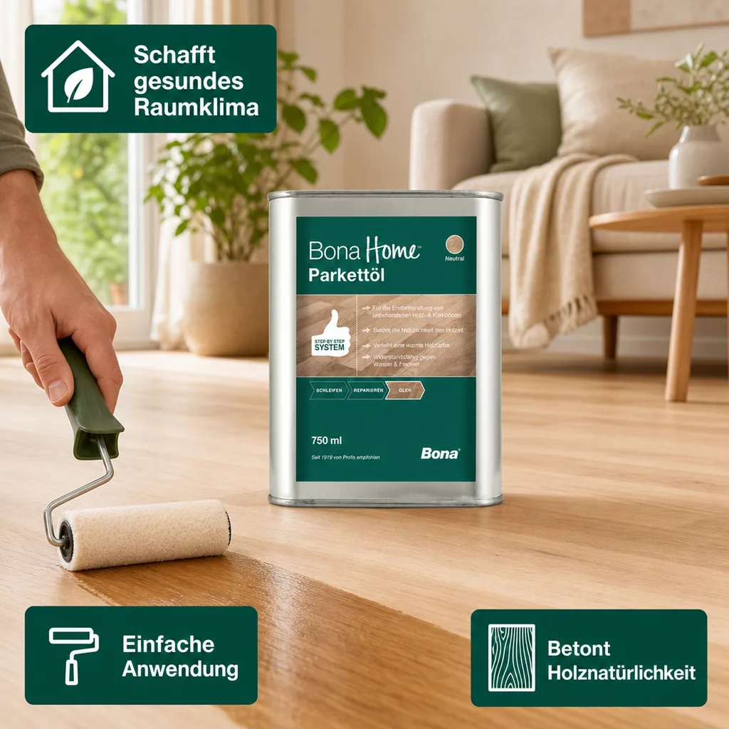 BONA Home Parkettöl 750 ml neutral