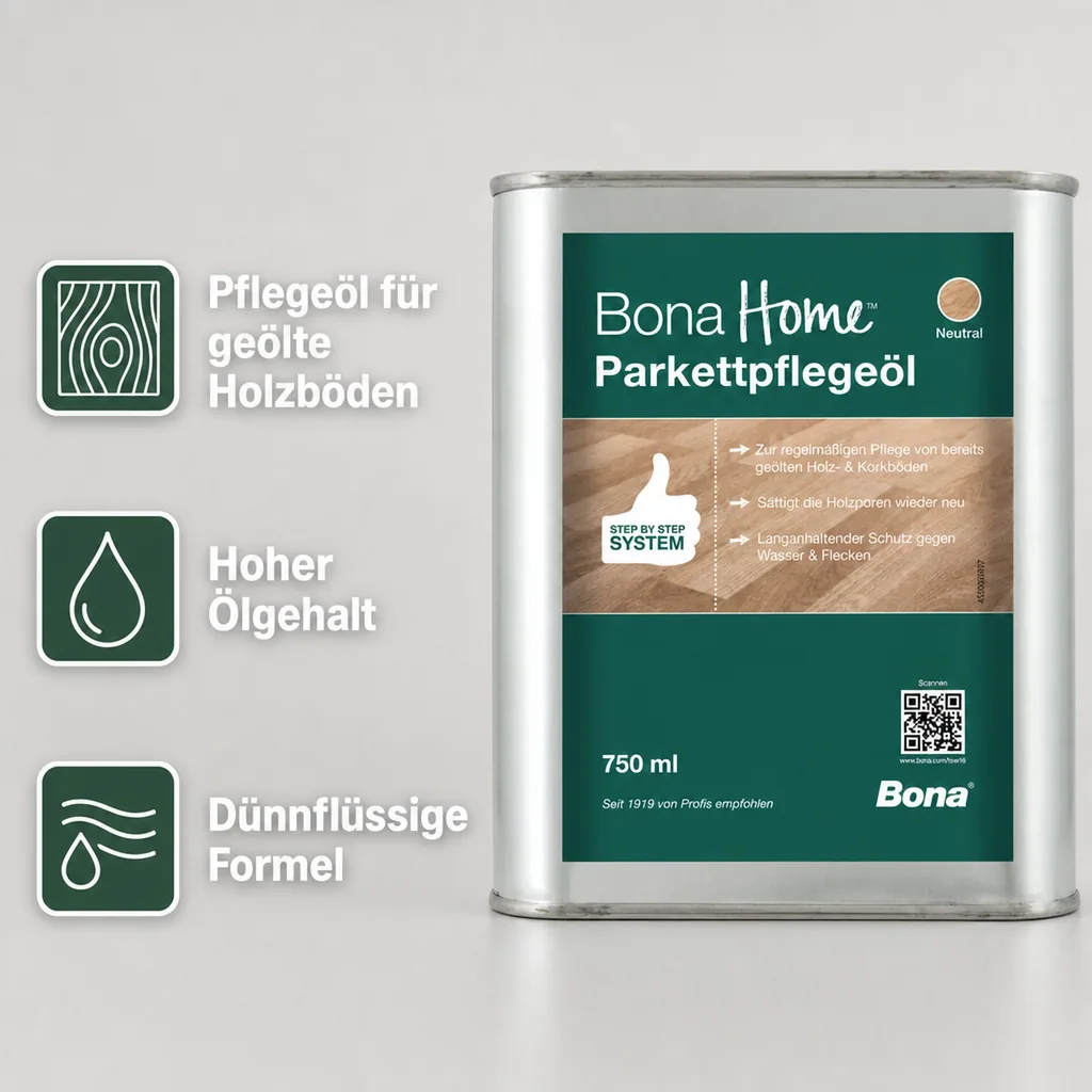 BONA Home Parkettpflegeöl 2,5 Liter neutral