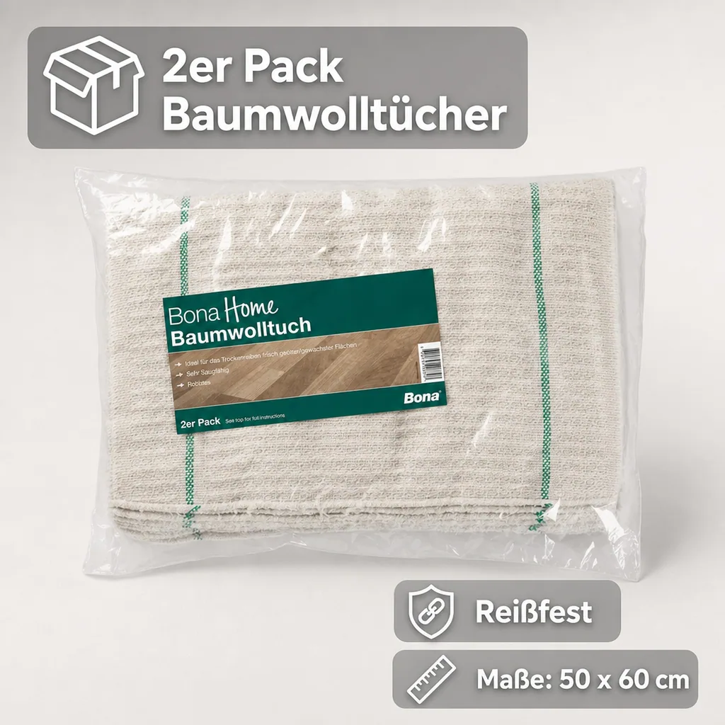 BONA Home Baumwolltuch 2er Pack