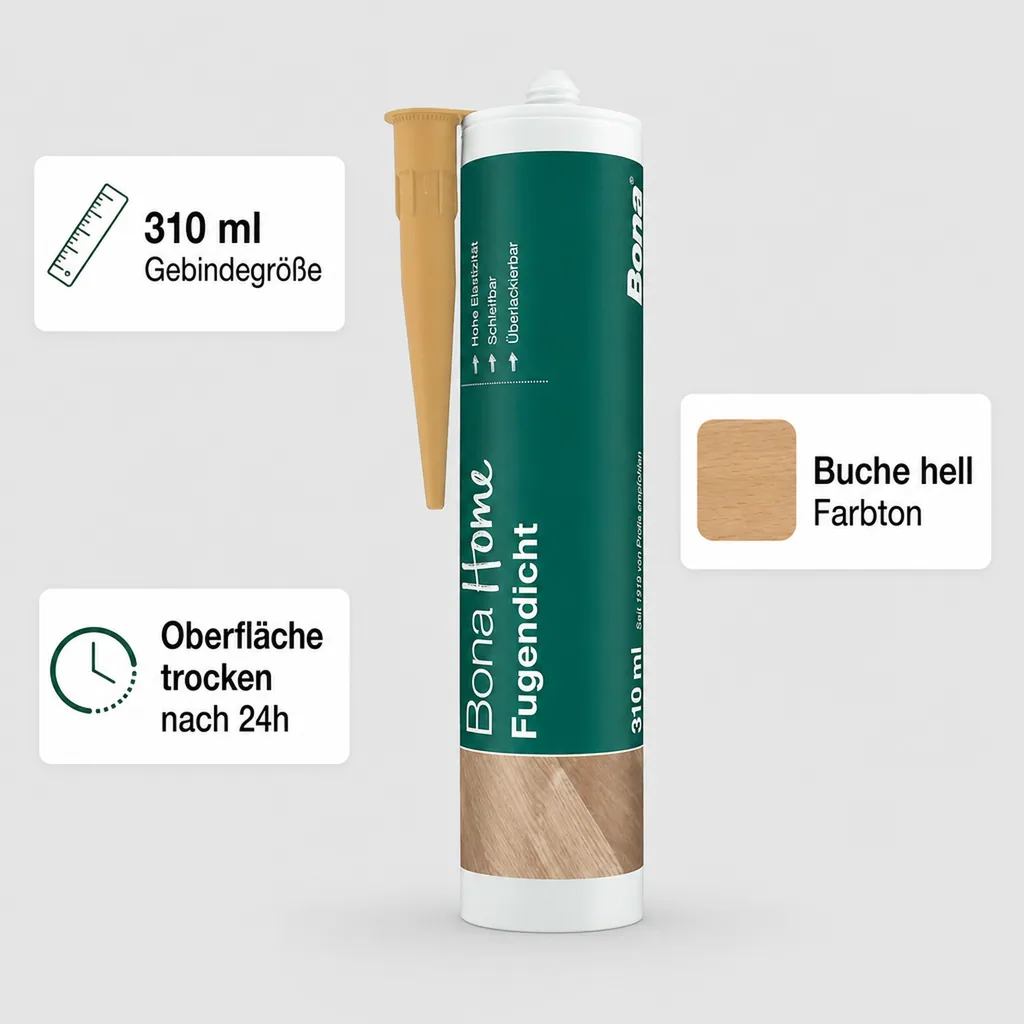 BONA Home Fugendicht Buche hell 310 ml