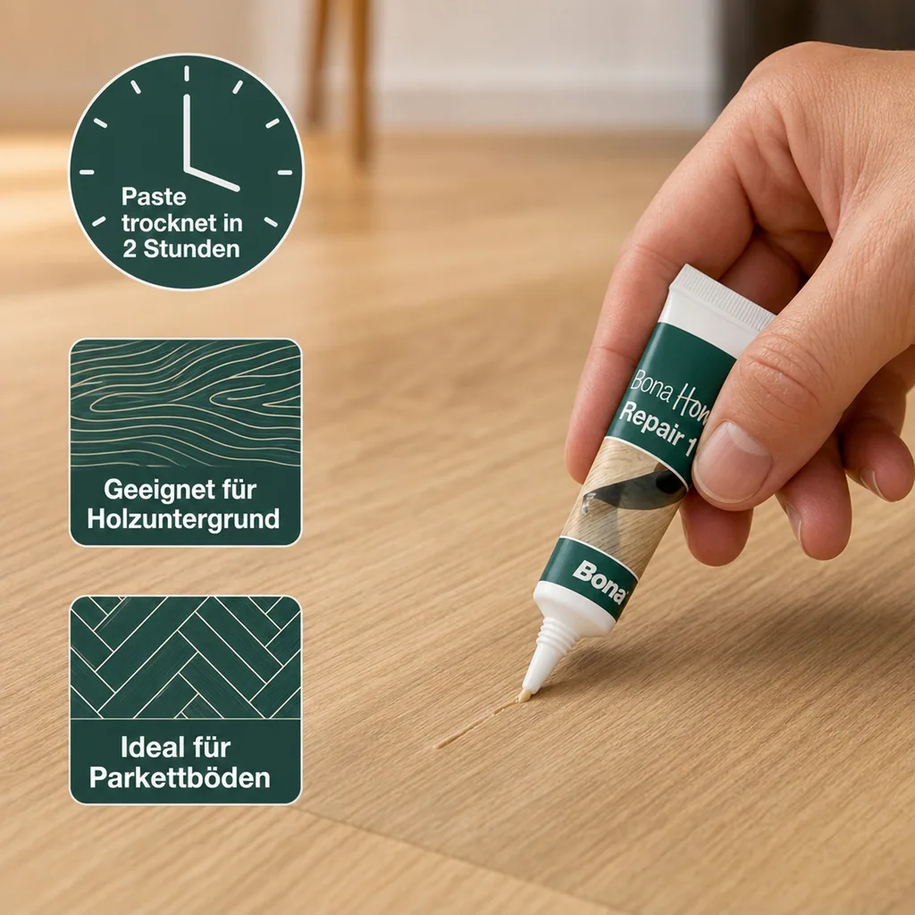 BONA Home Reparatur Set 4 teilig Fichte/Esche Ash