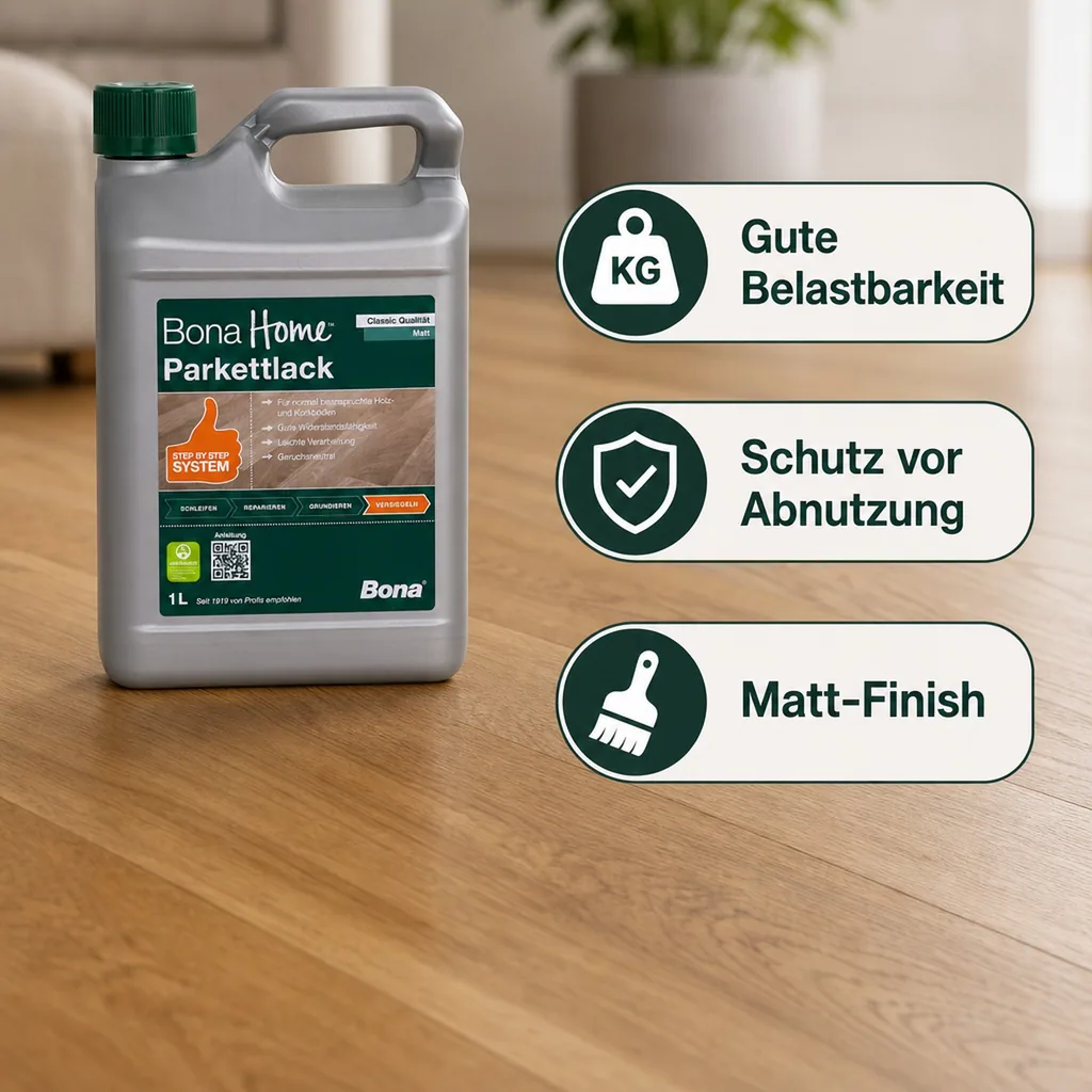 BONA Home Parkettlack Classic 1 Liter matt