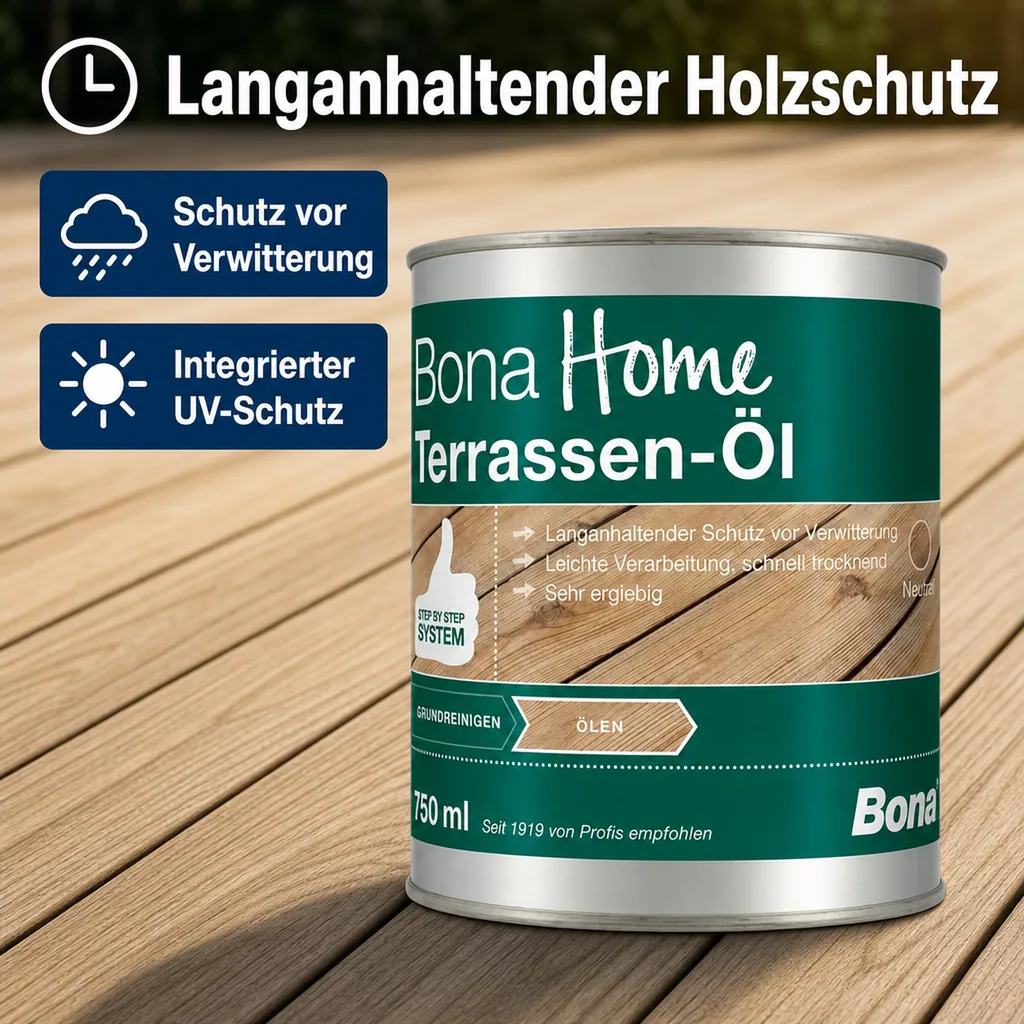 BONA Home Terrassen-Öl 2,5 Liter neutral