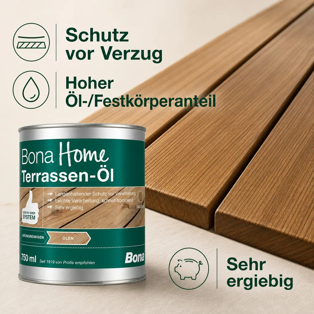 BONA Home Terrassen-Öl 2,5 Liter neutral