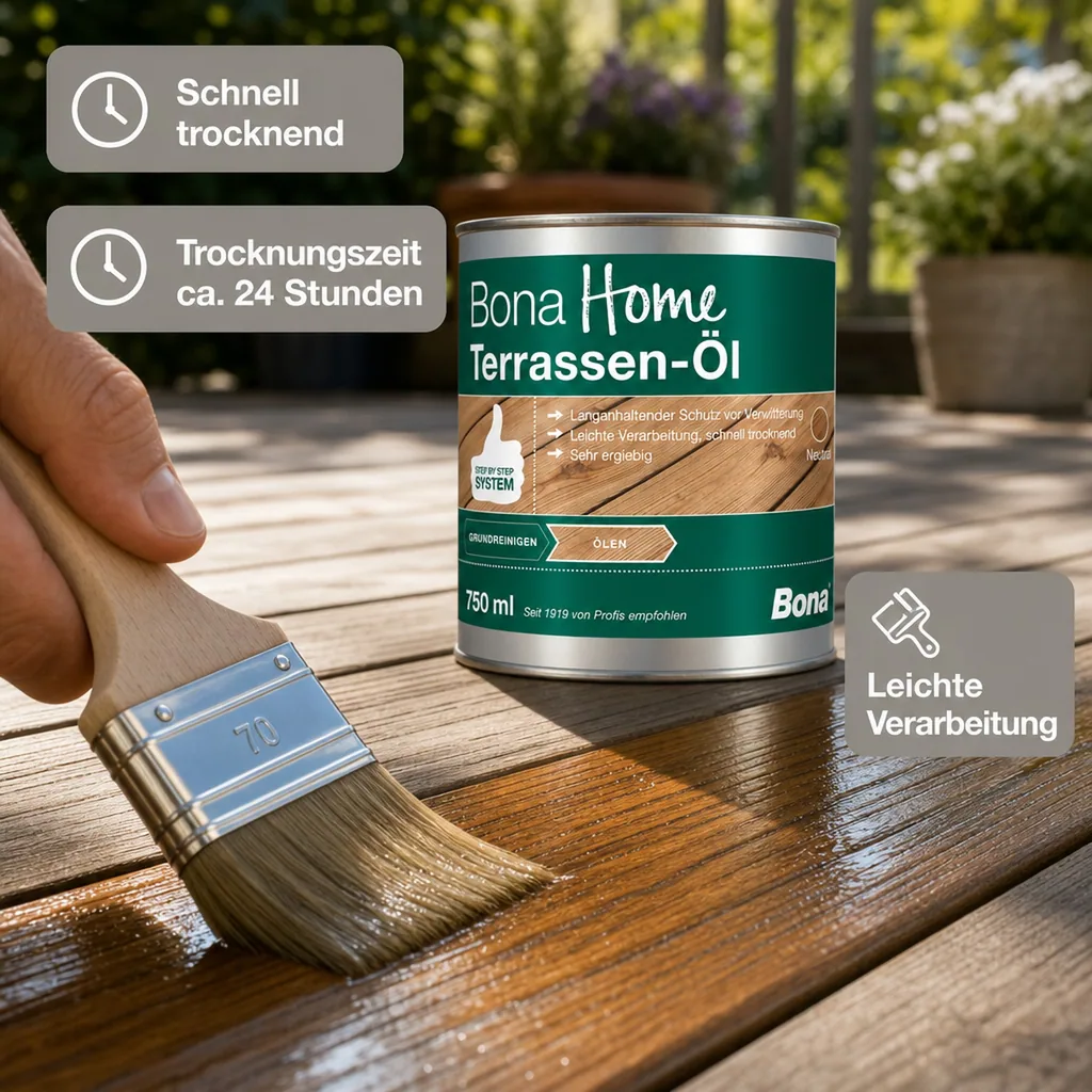 BONA Home Terrassen-Öl 2,5 Liter neutral