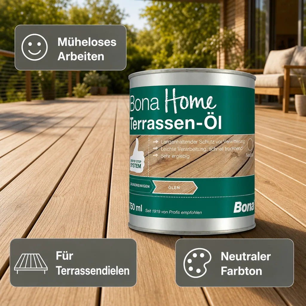 BONA Home Terrassen-Öl 2,5 Liter neutral