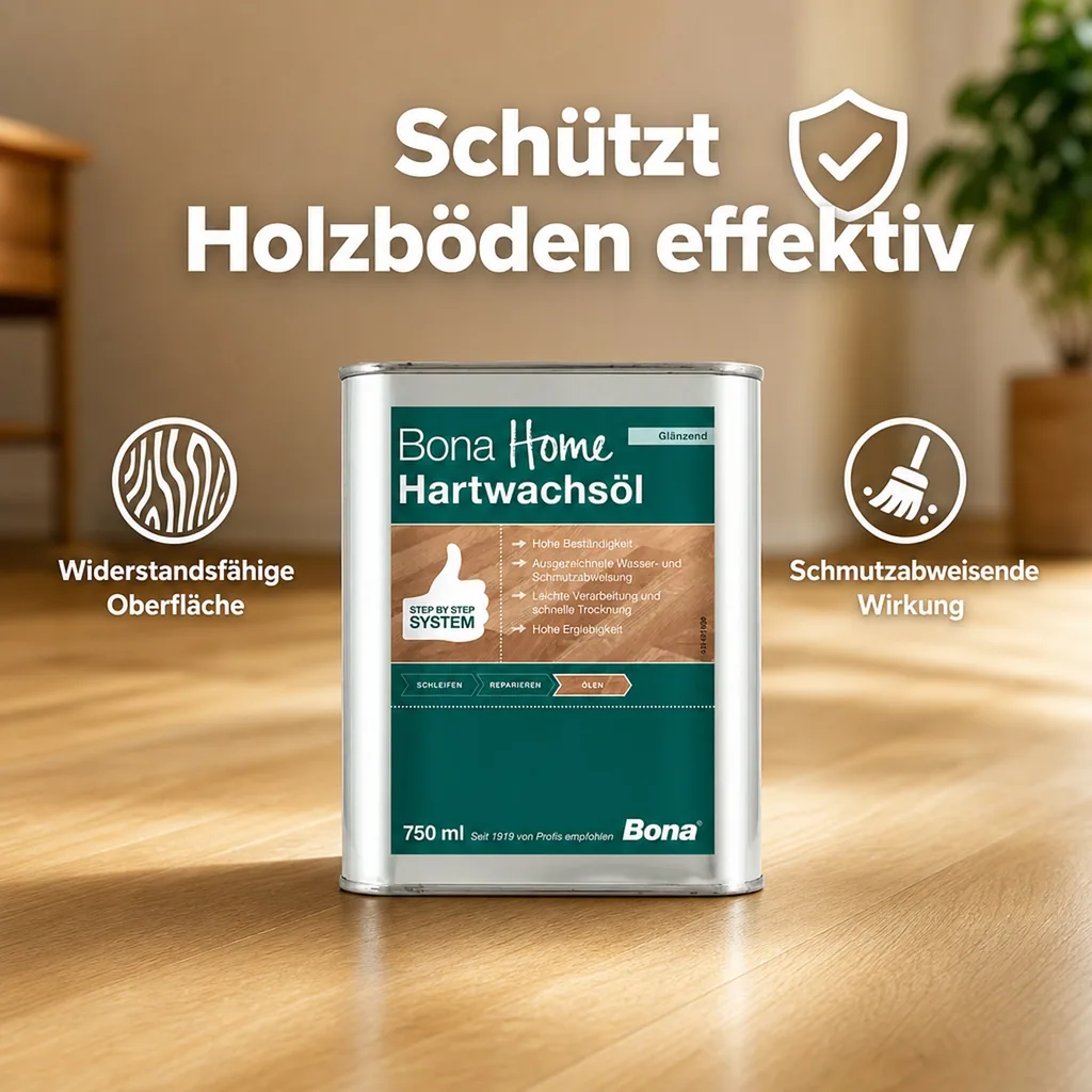 BONA Home Hartwachsöl 750 ml glänzend