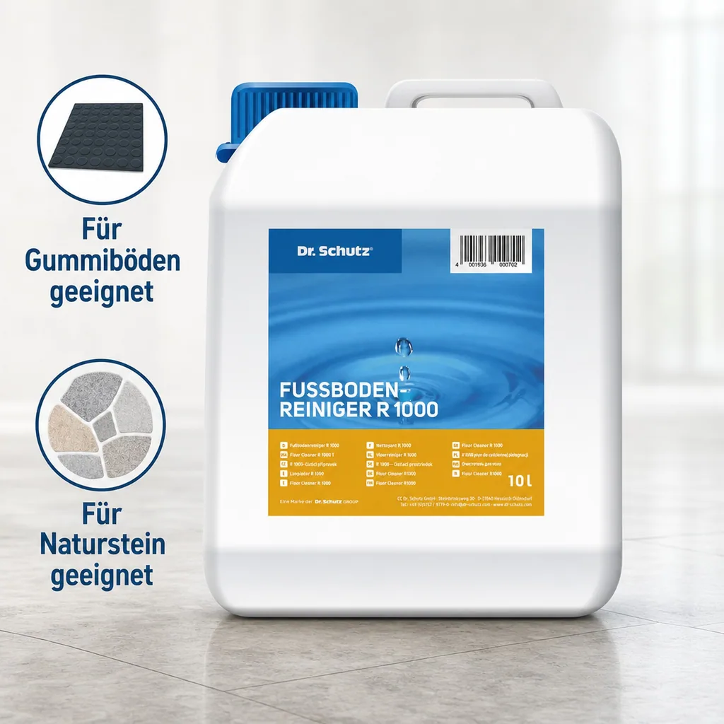 DR. SCHUTZ Fußbodenreiniger R 1000 10 Liter Wischpflege für 10000 m² A