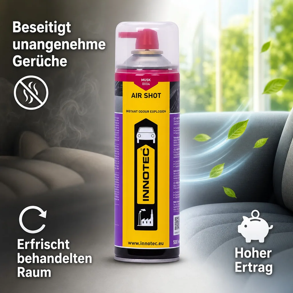 INNOTEC Air Shot Musk 500 ml Duftspray für Raum / Auto
