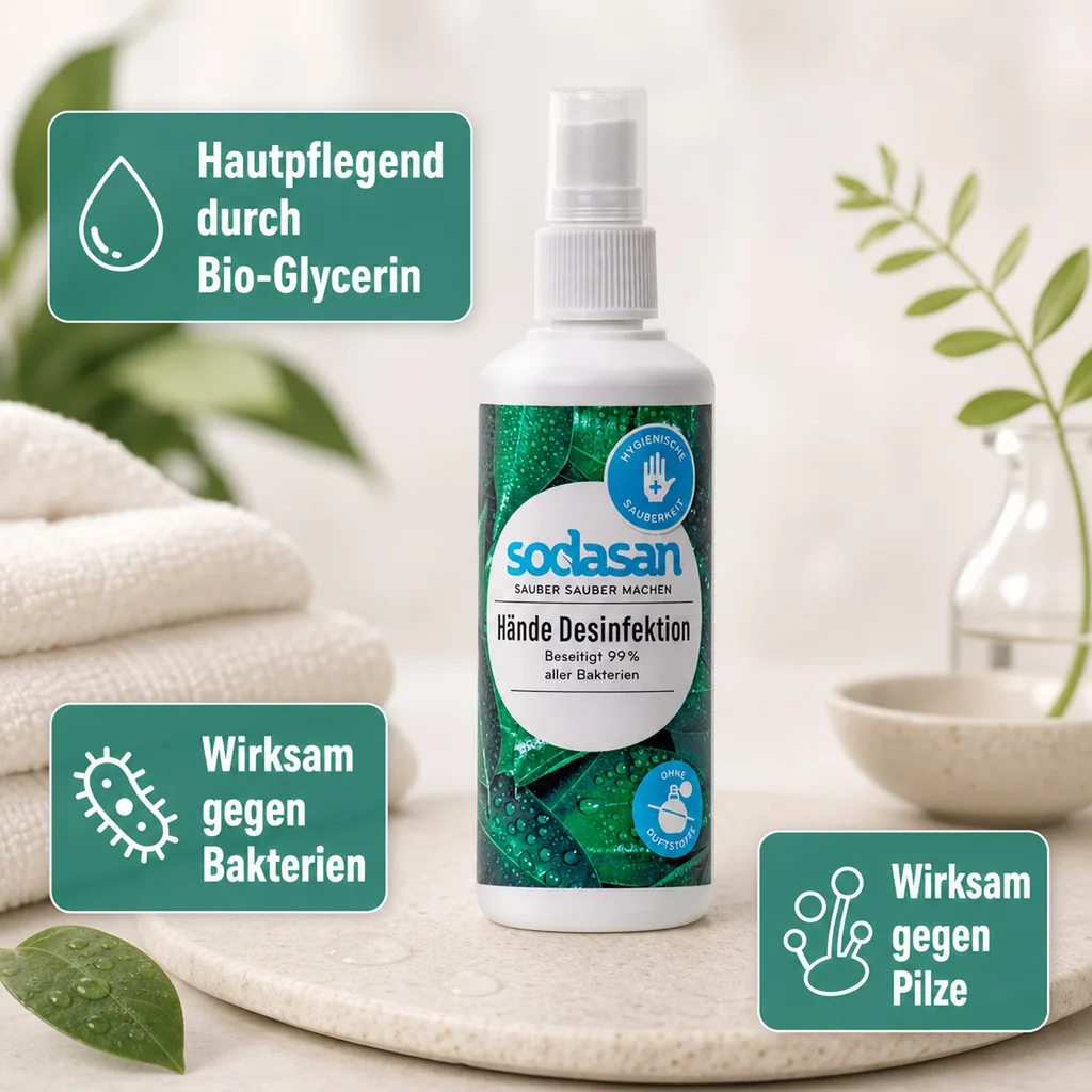 SODASAN Händedesinfektion 100 ml Fingerzerstäuber