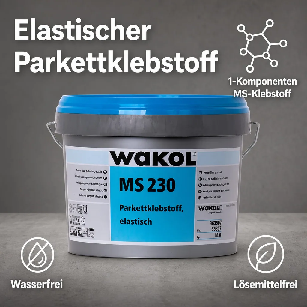 WAKOL MS 230 Parkettklebstoff elastisch 18kg