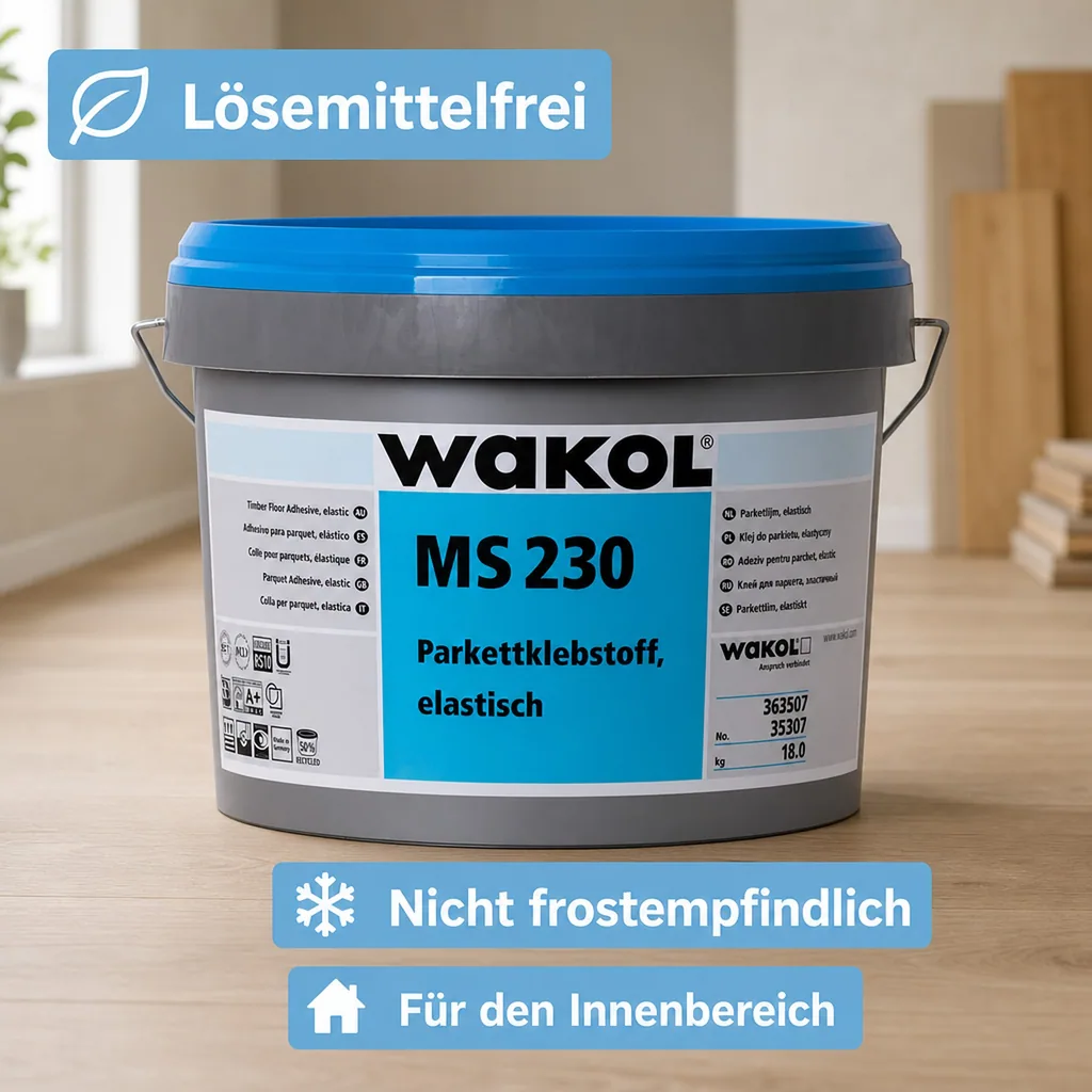 WAKOL MS 230 Parkettklebstoff elastisch 18kg
