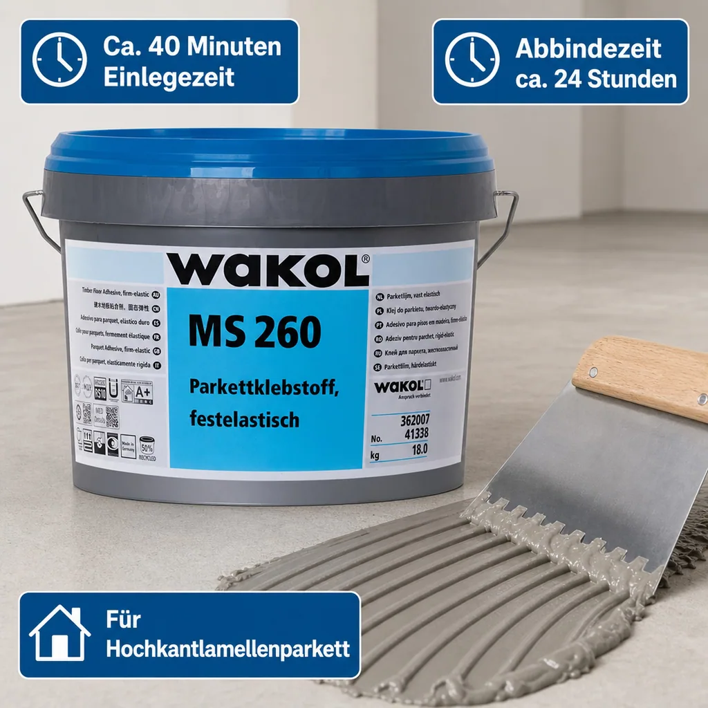 WAKOL MS 260 Parkettklebstoff festelastisch 18kg