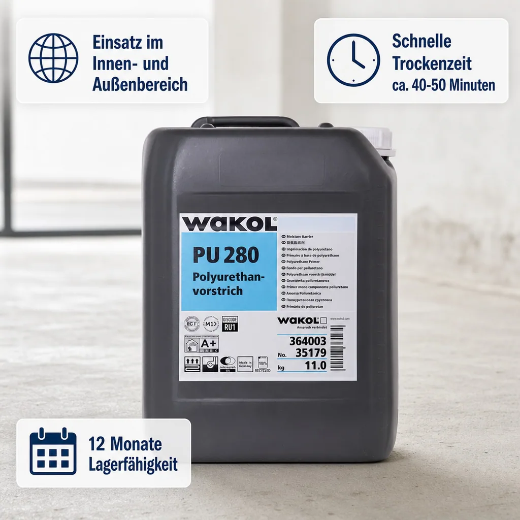 WAKOL PU 280 Polyurethanvorstrich 11kg