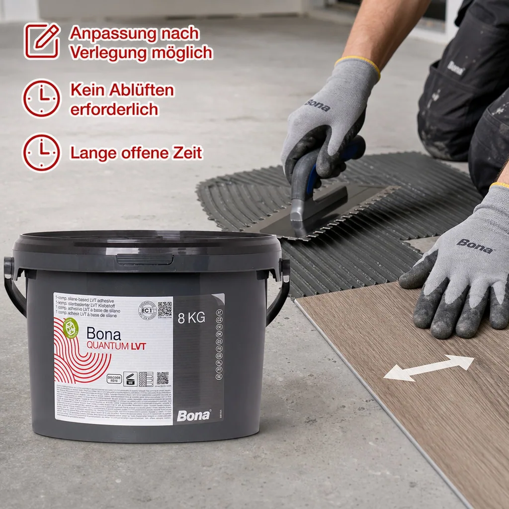 BONA Quantum LVT Parkettkleber 8 kg