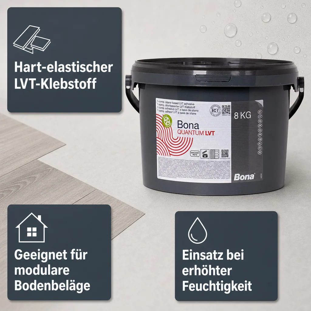 BONA Quantum LVT Parkettkleber 8 kg