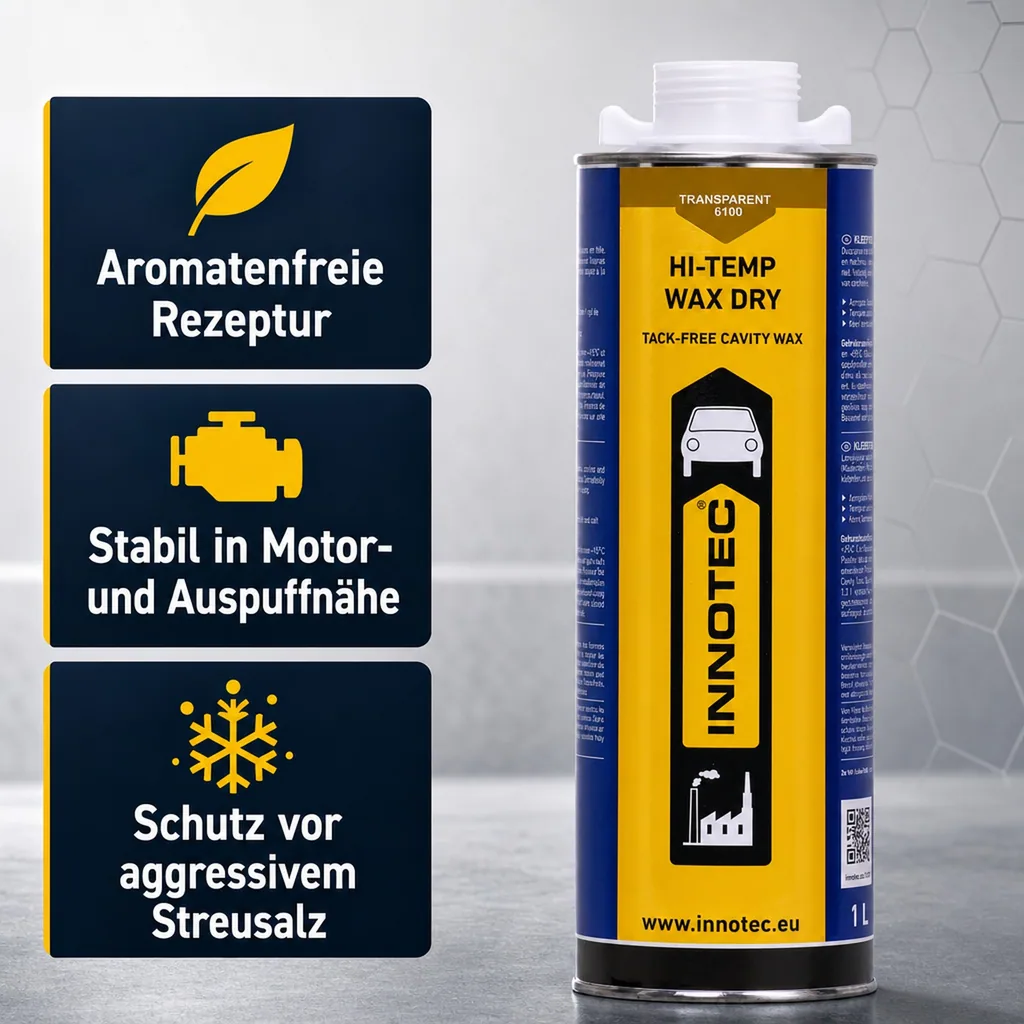 INNOTEC Hi Temp Wax DRY 1 Liter transparent Unterbodenschutz
