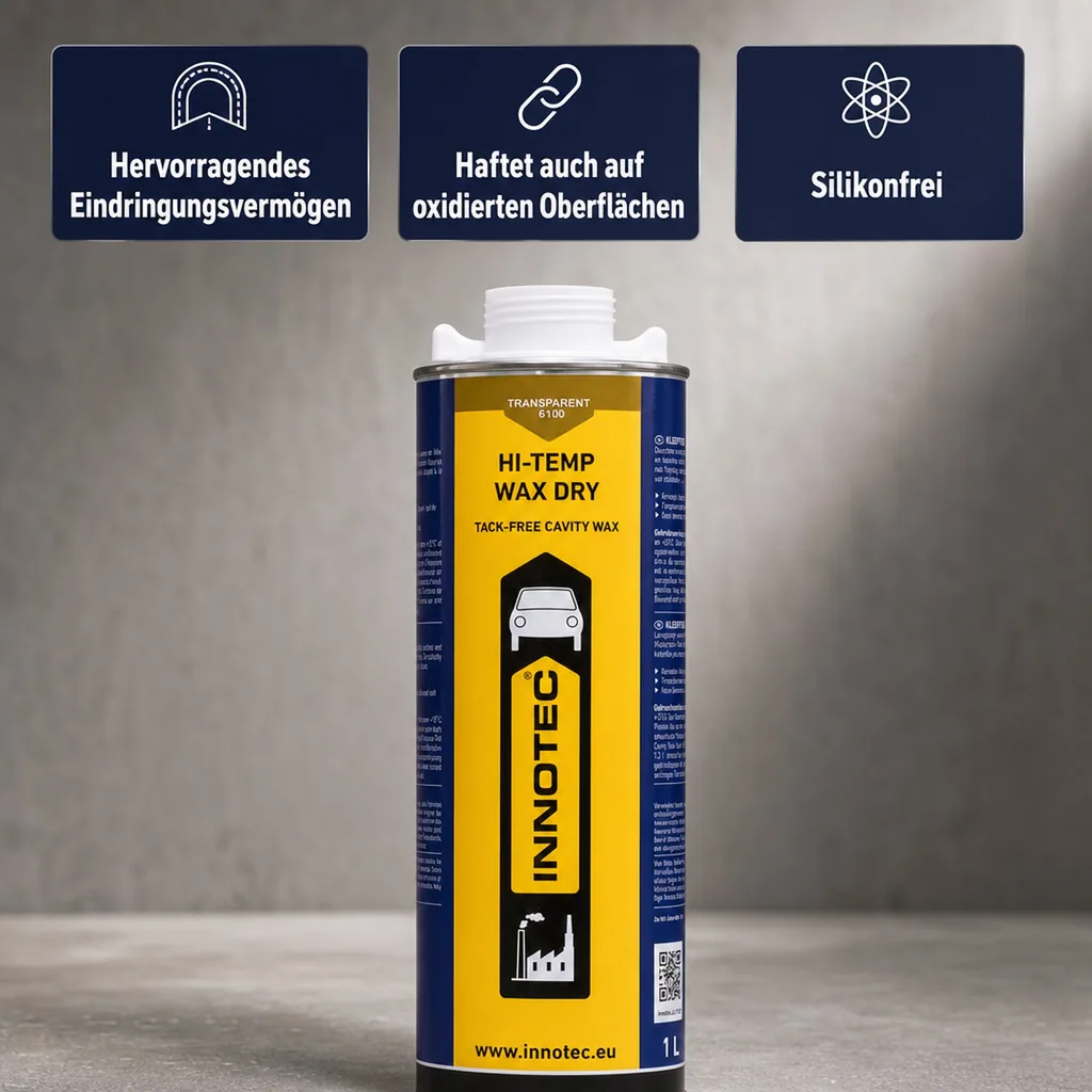 INNOTEC Hi Temp Wax DRY 1 Liter transparent Unterbodenschutz