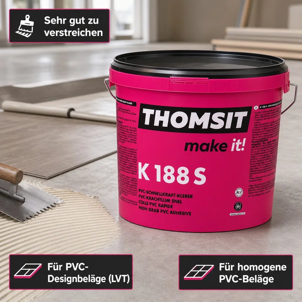 THOMSIT K 188 S PVC-Schnellkraftkleber 14kg