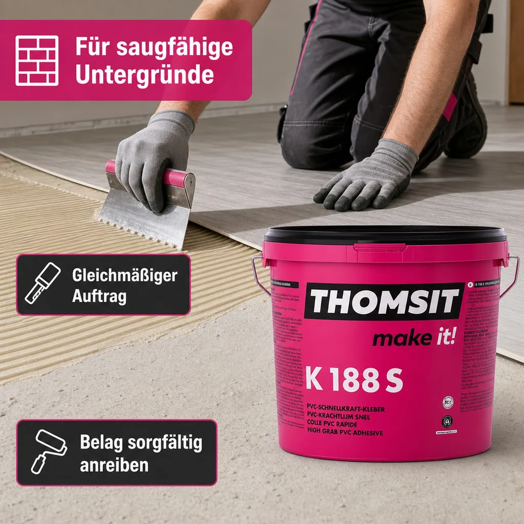 THOMSIT K 188 S PVC-Schnellkraftkleber 14kg