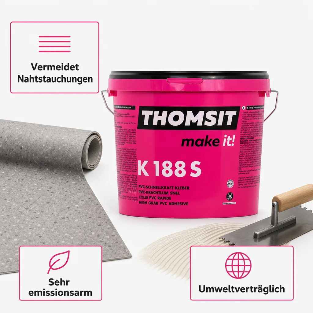 THOMSIT K 188 S PVC-Schnellkraftkleber 14kg