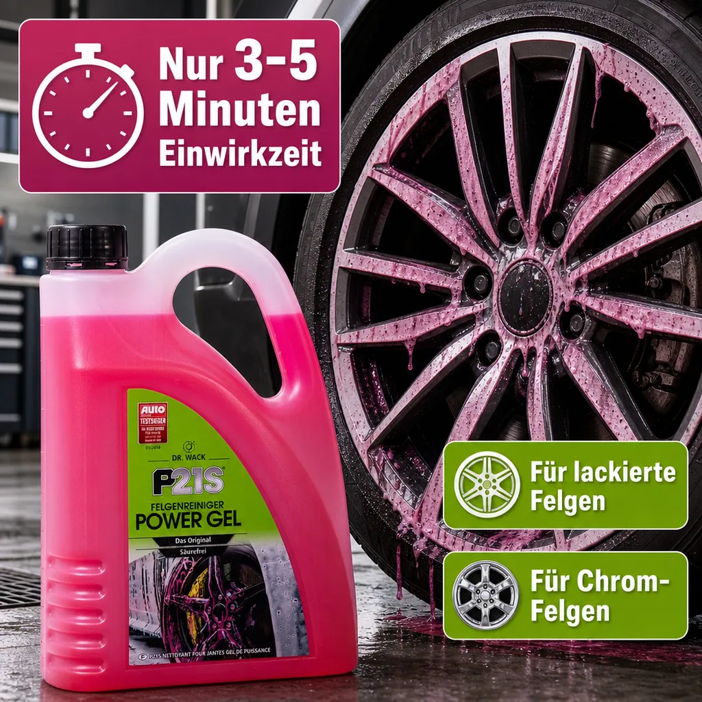 DR. WACK KFZ P21S Felgen-Reiniger POWER GEL 2 Liter