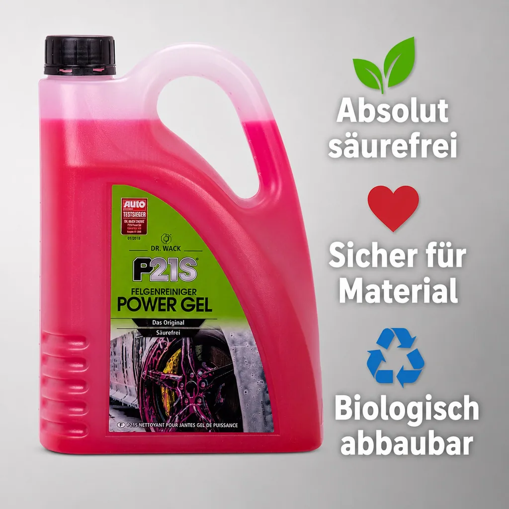 DR. WACK KFZ P21S Felgen-Reiniger POWER GEL 2 Liter
