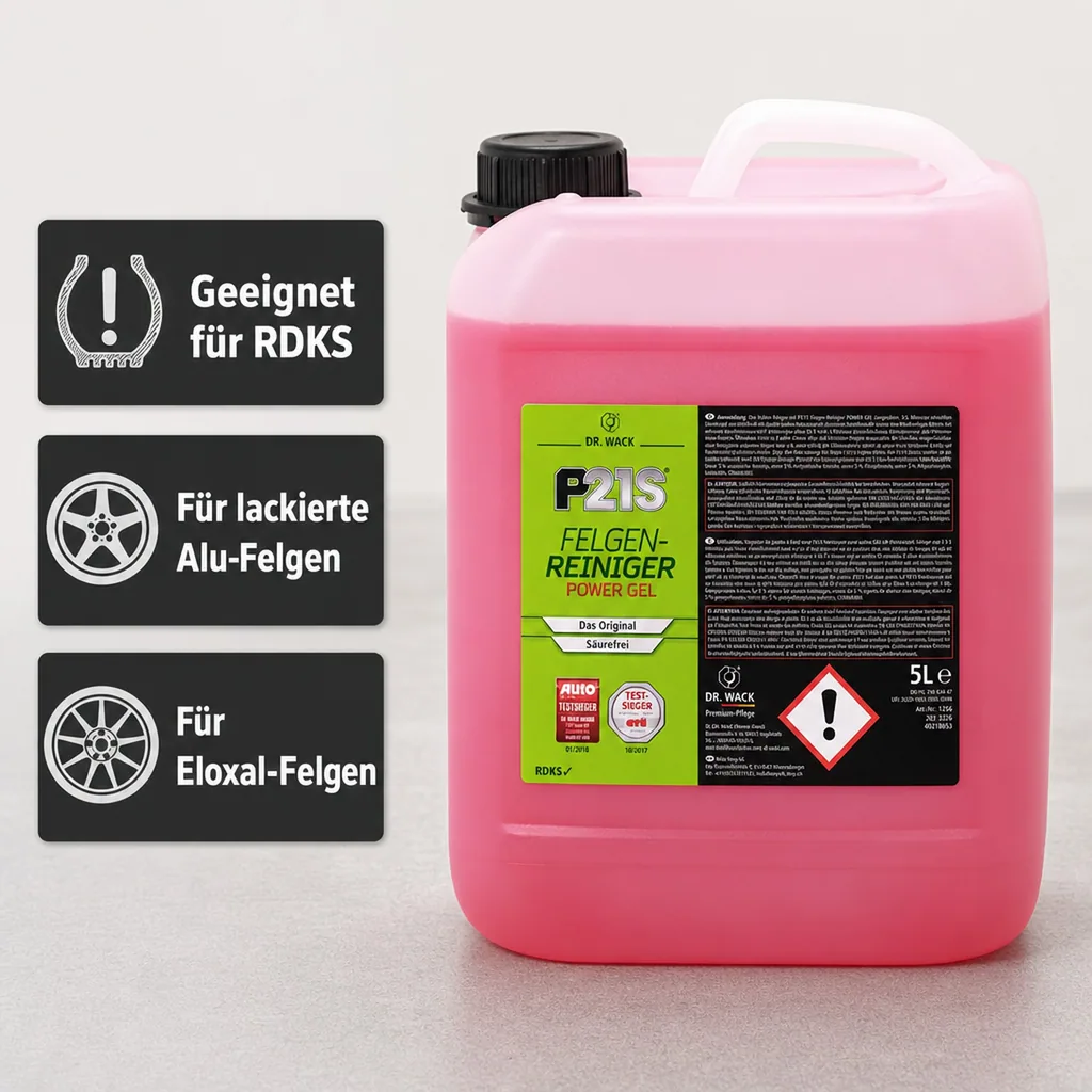 DR. WACK KFZ P21S Felgen-Reiniger POWER GEL 5 Liter