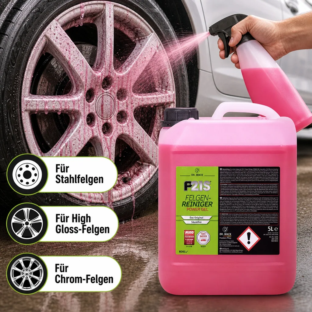 DR. WACK KFZ P21S Felgen-Reiniger POWER GEL 5 Liter