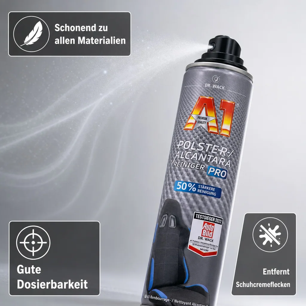 DR. WACK A1 Polster-/ Alcantara Reiniger Pro 400 ml