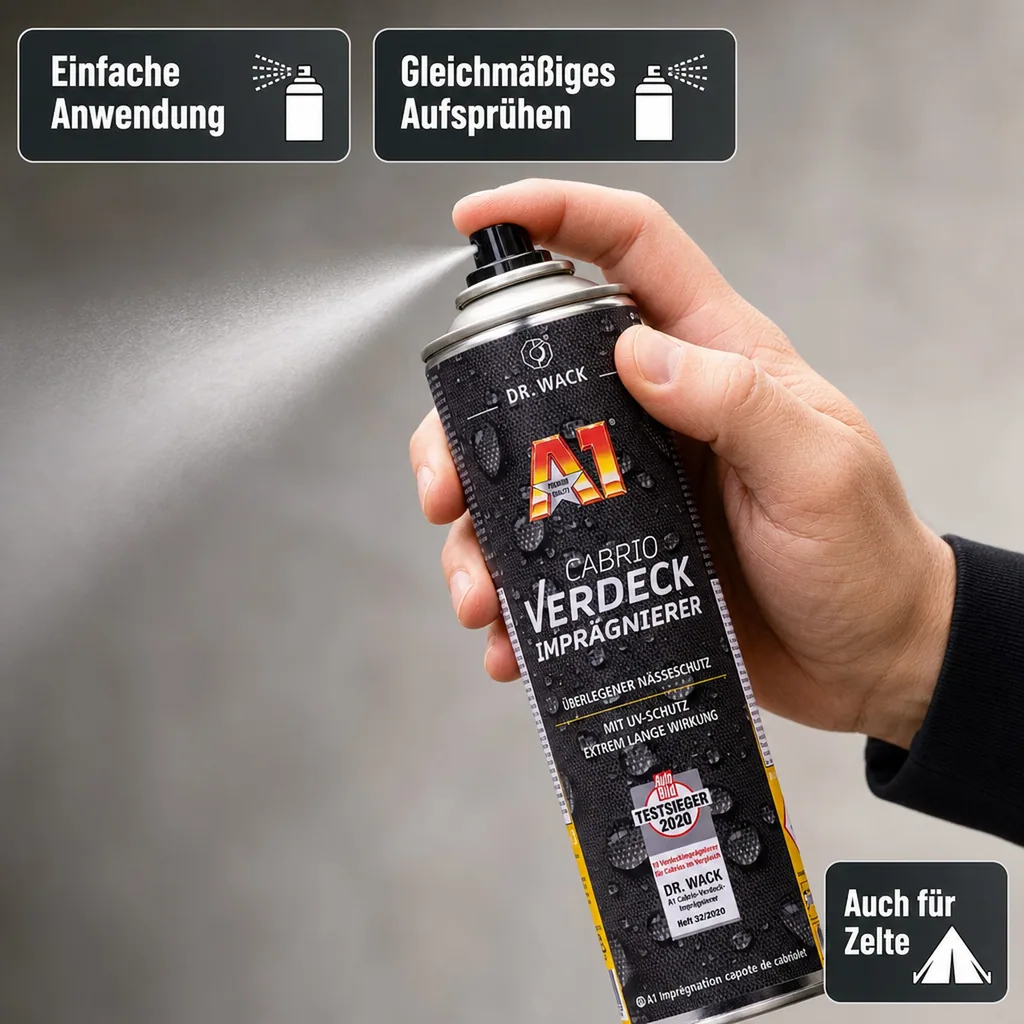 DR. WACK A1 Cabrio Verdeck-Imprägnierer 400 ml