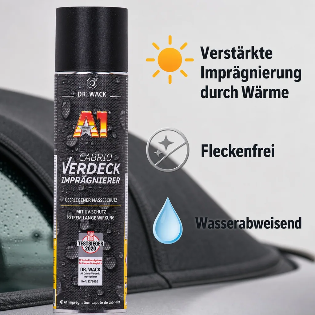 DR. WACK A1 Cabrio Verdeck-Imprägnierer 400 ml