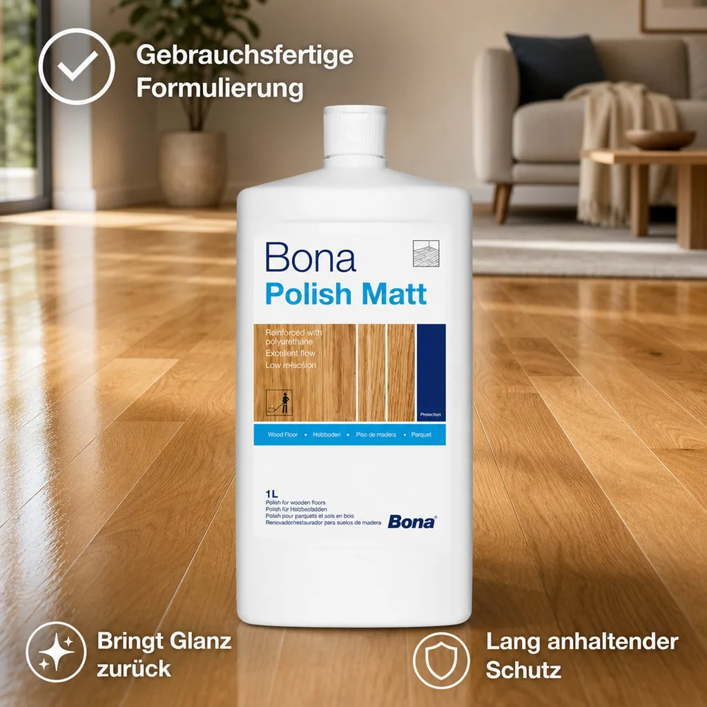 BONA Parkett Polish in verschiedenen Ausführungen