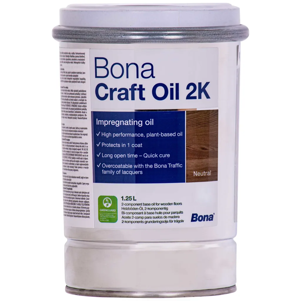 BONA Craft Oil 2K in verschiedenen Ausführungen