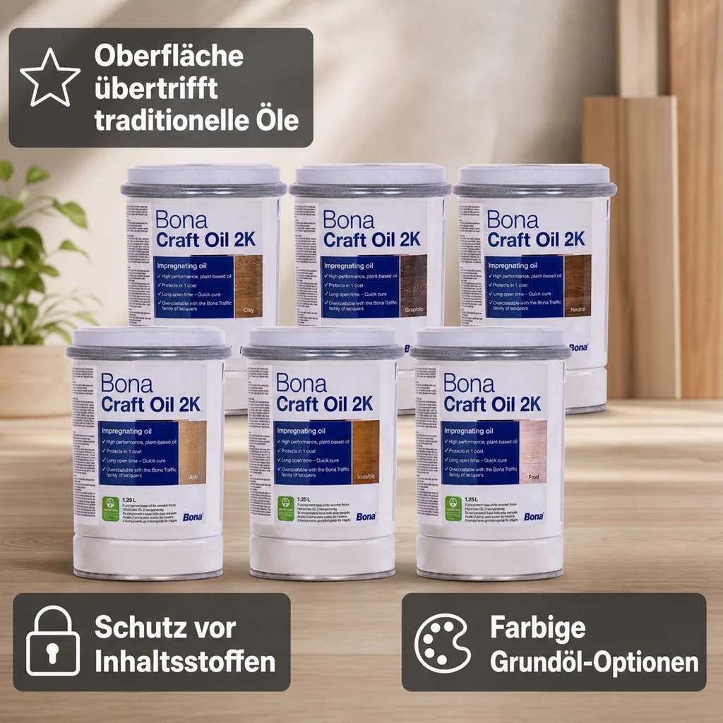 BONA Craft Oil 2K in verschiedenen Ausführungen