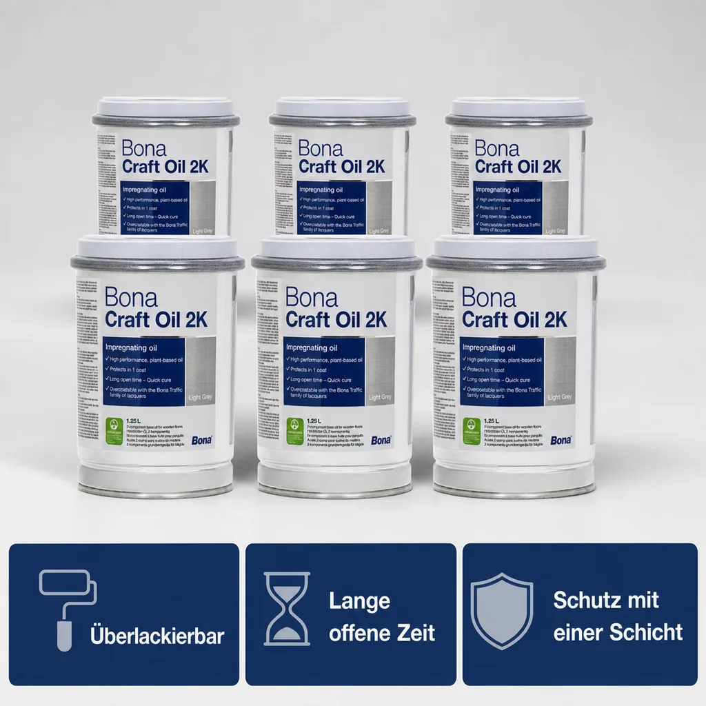 BONA Craft Oil 2K in verschiedenen Ausführungen