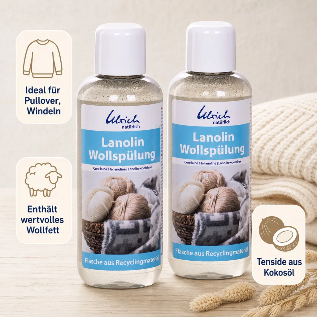 ULRICH natürlich Lanolin Wollspülung 2 x 250 ml