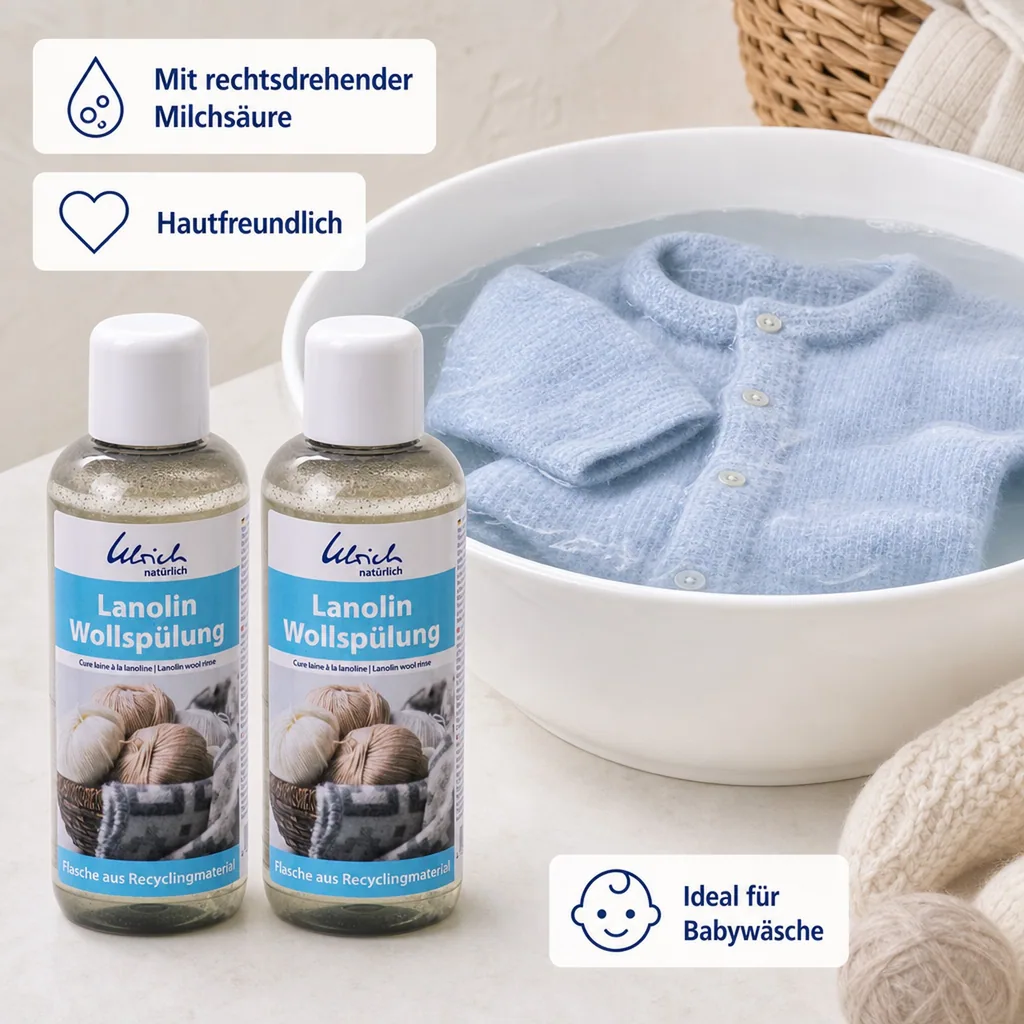 ULRICH natürlich Lanolin Wollspülung 2 x 250 ml