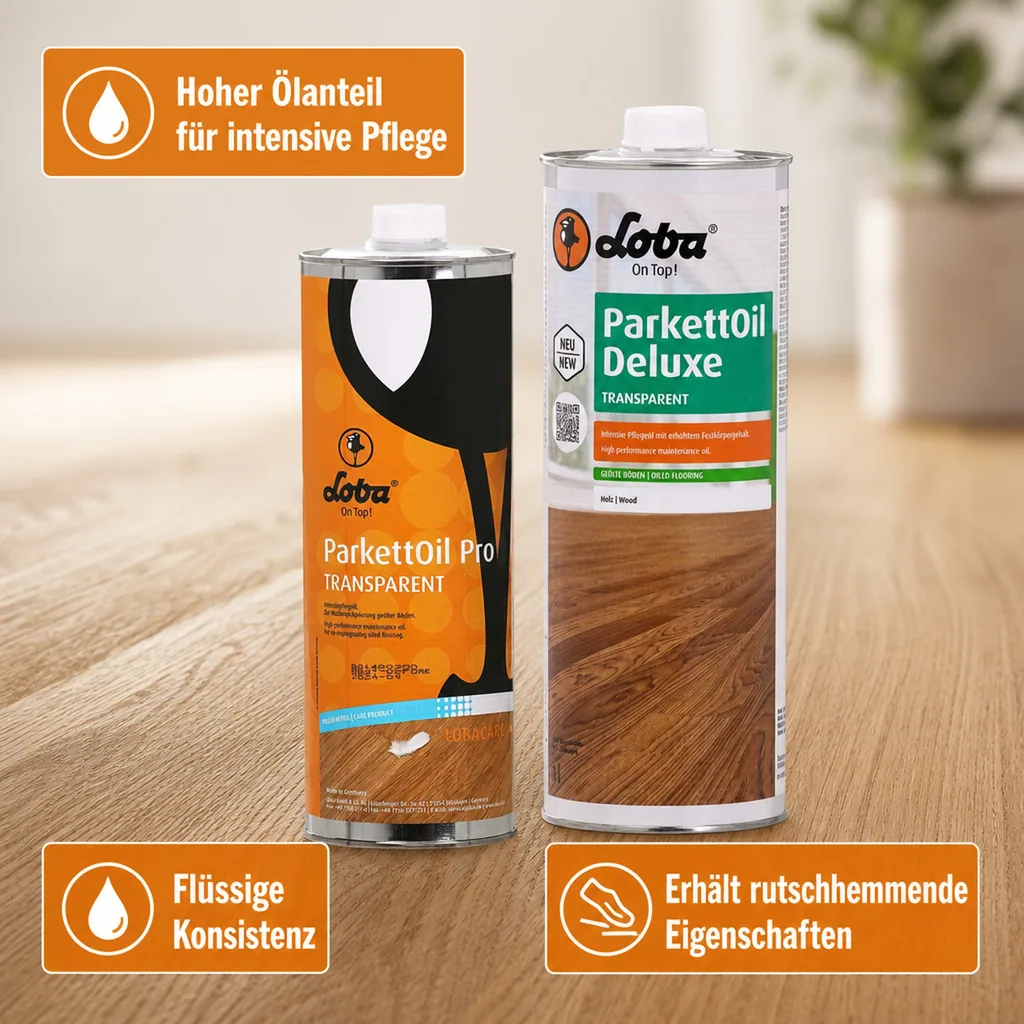 LOBA ParkettOil Deluxe verschiedenen Größengebinder