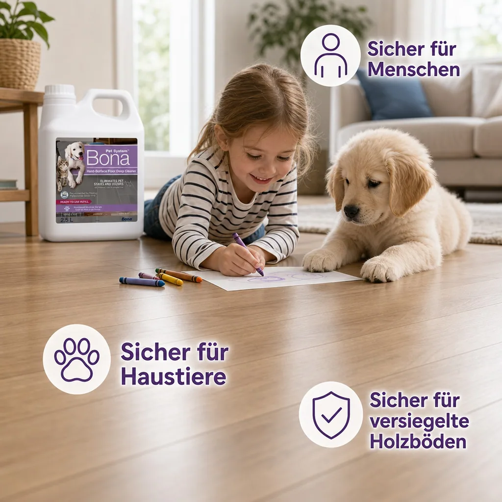 BONA Pet System™ Tiefenreiniger für Hartböden Nachfüller 2,5 L